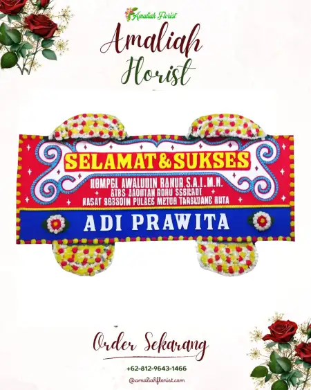 Papan Bunga Ucapan Selamat Tangsil Wetan